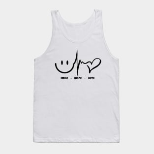 Smile. Hope. Love. Tank Top